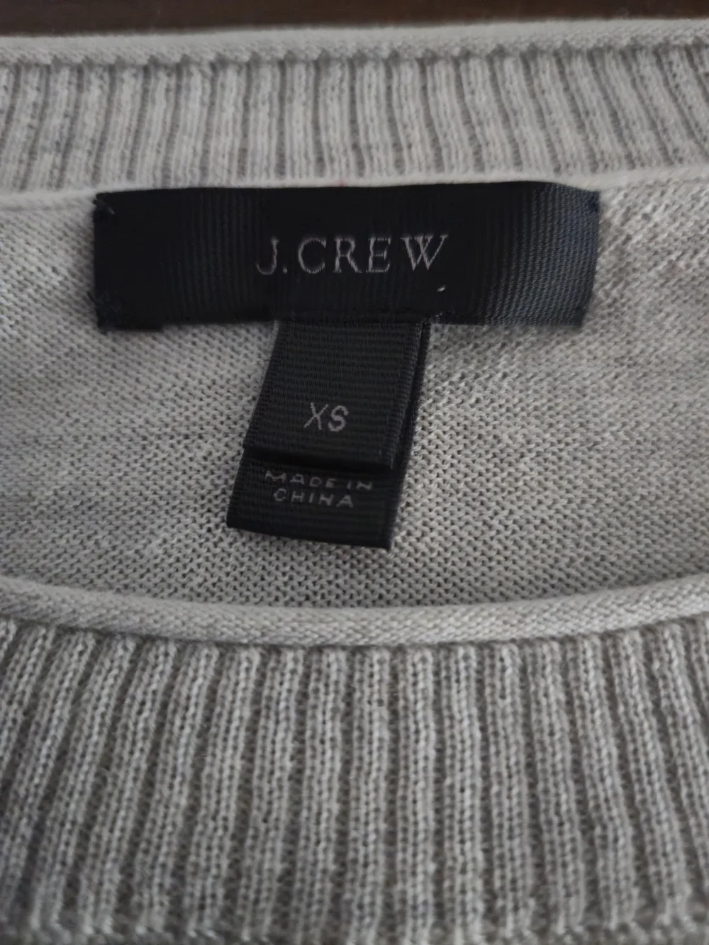 J.Crew Shark Embroidered Lightweight Sweater Merino Wool Blend Crewneck
